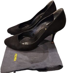 Fendi black pumps